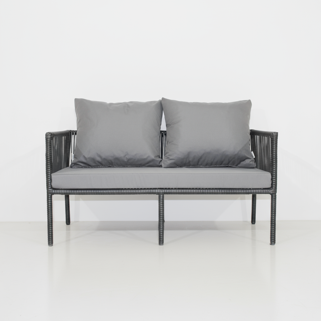 Rio 2+1+1+2Puf Rattan Oturma Takımı - Antrasit