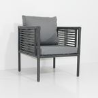 Defne 3+1+1 Rattan Oturma Takımı - Antrasit