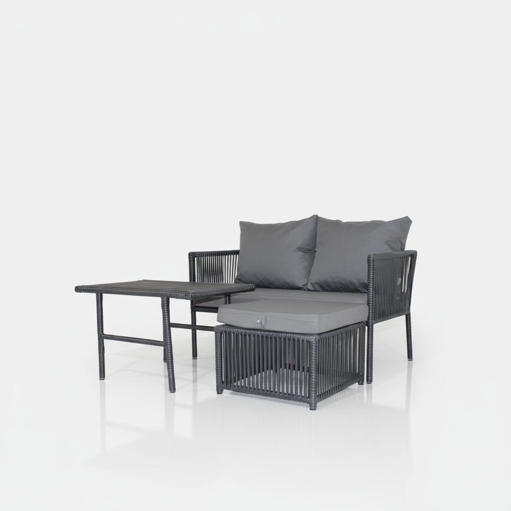 Rio Mini Köşe Takımı - Antrasit