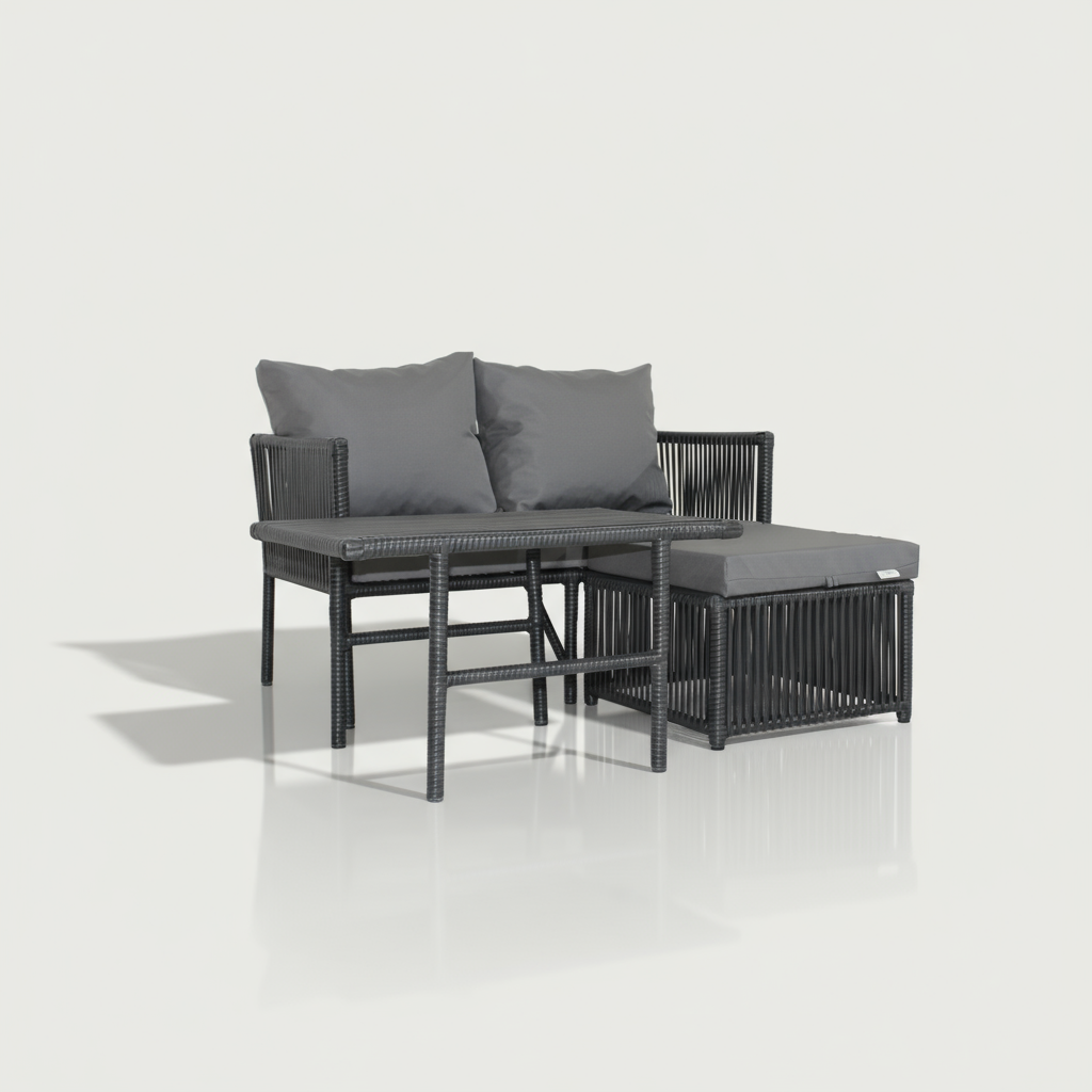 Rio Mini Köşe Takımı - Antrasit