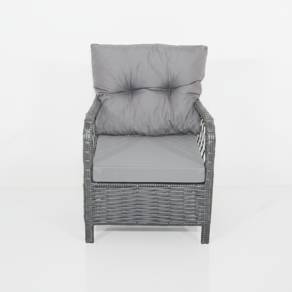 Mars Rattan Oturma Takımı 2+1+1+Sehpa - Antrasit