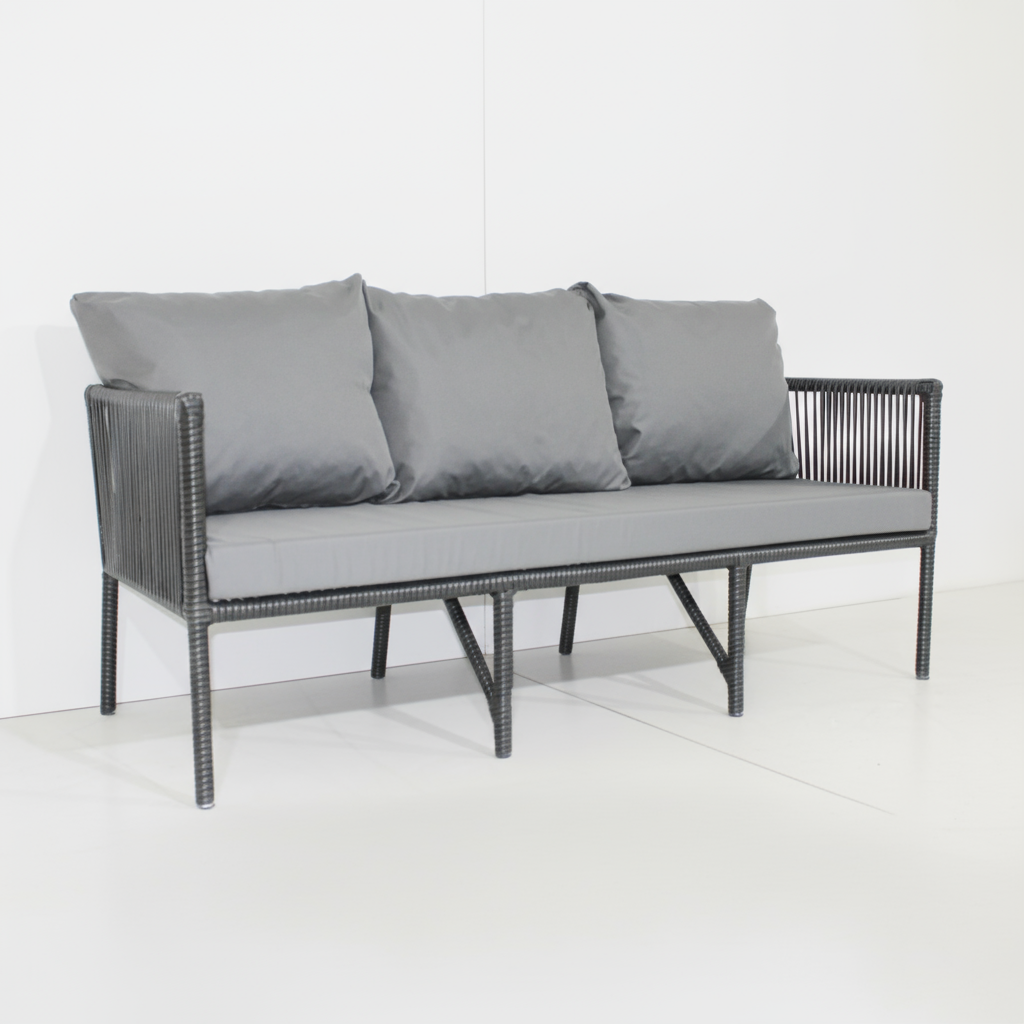 Rio 3+1+1 Rattan Oturma Takımı - Antrasit