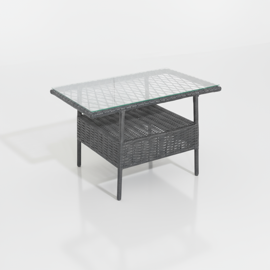 Mars Rattan Oturma Takımı 2+1+1+Sehpa - Antrasit