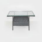 Mars Rattan Oturma Takımı 2+1+1+Sehpa - Antrasit